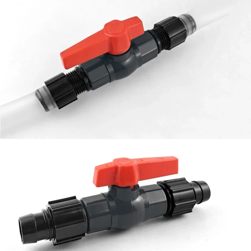 Aquarium Marine Filter - 16 มม./20 มม.ตู้ปลาเครื่องควบคุมน้ำอากาศท่อไหลท่อตัวแบ่งปรับปั๊มน้ำกรองปรับปริมาณวาล์วขนาดใหญ่