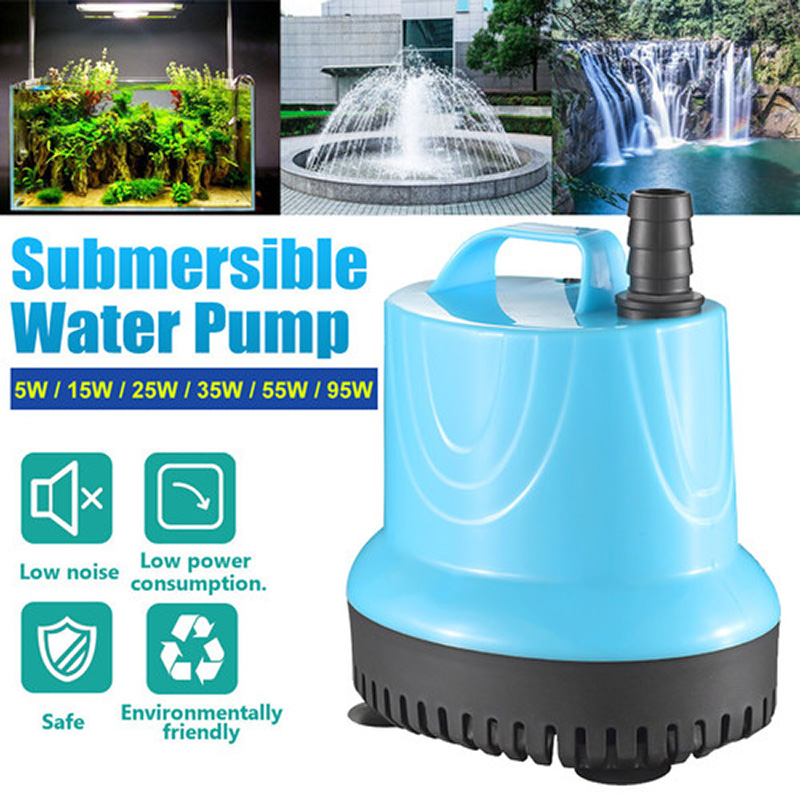 Aquarium Marine Filter - 10/18/25/45/60/85/105W Submersible Water Pump Aquarium ปั๊มหมุนเวียนกรองด้านล่างดูดปั๊มถังปลาปั๊มน้ํา