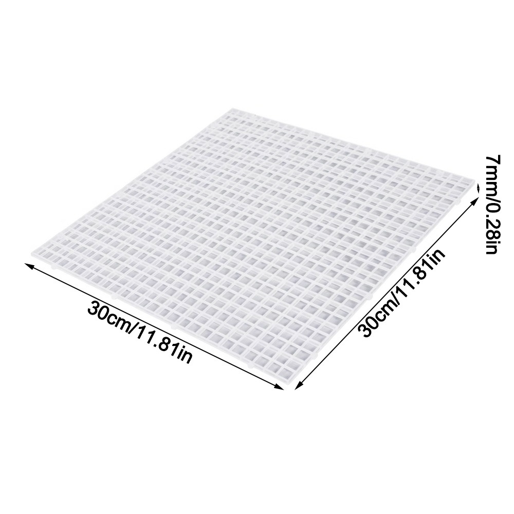 Aquarium Marine Filter - แผ่นกรองกั้นตู้ปลาขนาด 30x15/30x30 ซม. แบบถอดประกอบได้ ต่อประกอบได้ ฐานกรองแบบกลวงสำหรับตู้ปลา