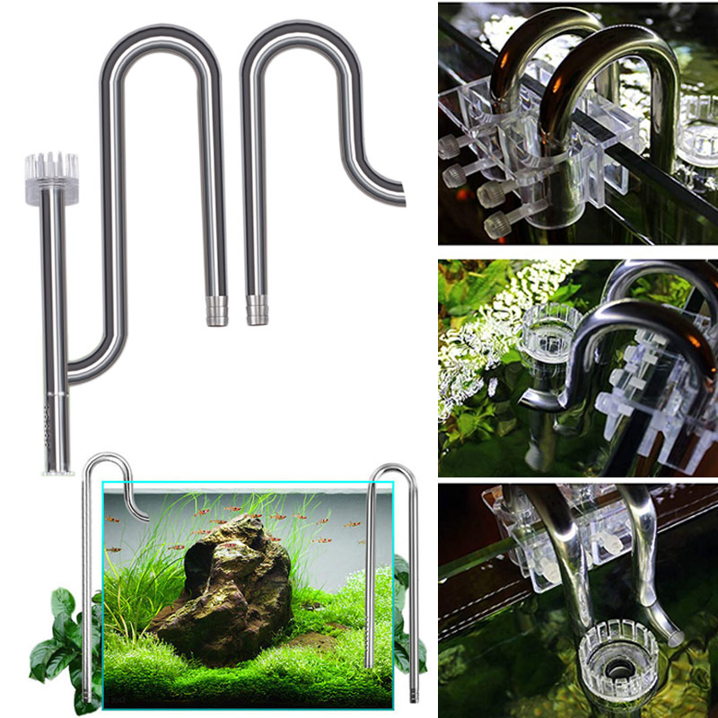 Aquarium Marine Filter - Fish Tank ใหม่ Lily ท่อสแตนเลสไหลออกสำหรับ Aquarium