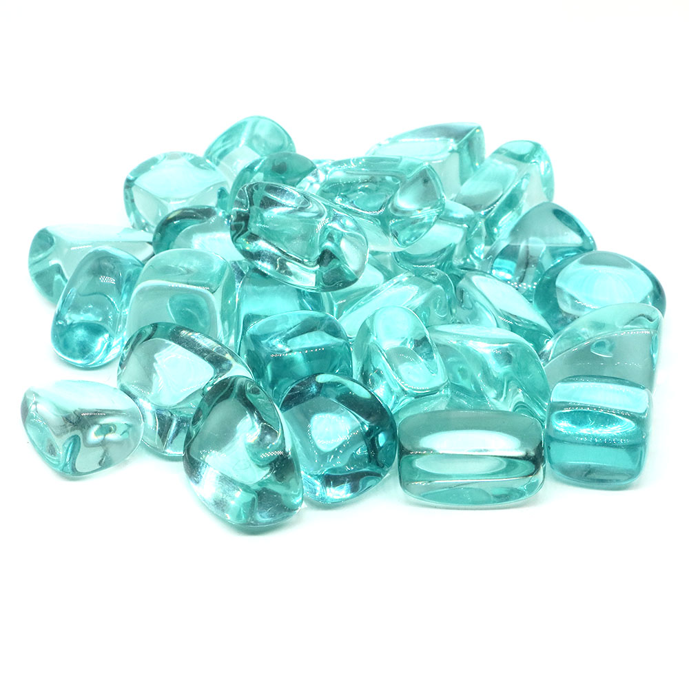 Ocean Blue Obsidian Tumbled St - Marine Aquarium Gravel บทวิจารณ์และราคา