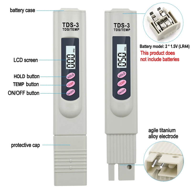 1/3 ชิ้นแบบพกพา LCD Digital TD - Aquarium Marine Filter บทวิจารณ์และราคา