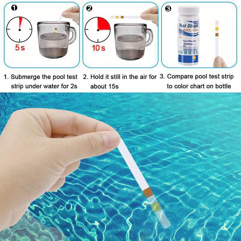 แถบทดสอบคลอรีน PH สปา สระว่ายน - Marine Aquarium Bacteria บทวิจารณ์และราคา