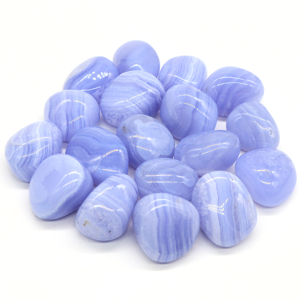 ธรรมชาติ Blue Lace Agate กรวดต - Marine Aquarium Gravel บทวิจารณ์และราคา