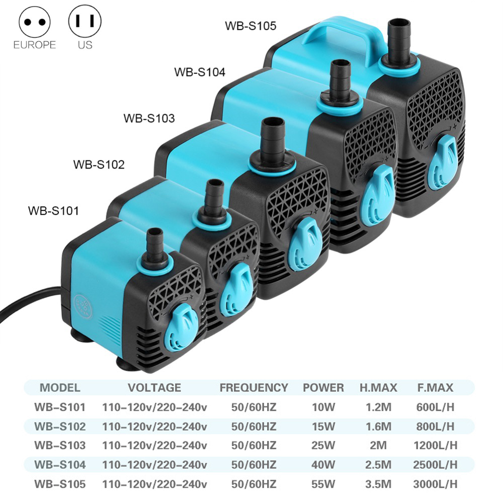 220V ULTRA Quiet Submersible ป - Aquarium Marine Filter บทวิจารณ์และราคา