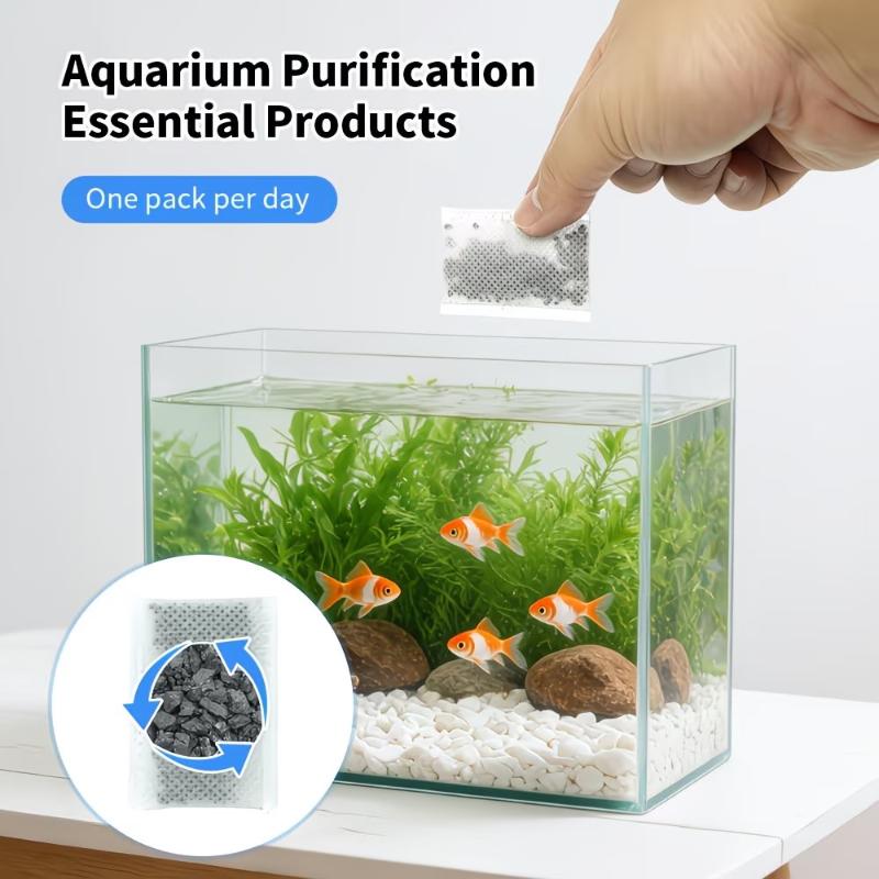 10/20/40 ชิ้นถุงคาร์บอนกัมมันต - Aquarium Marine Filter บทวิจารณ์และราคา