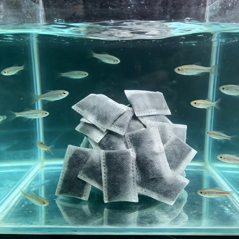 10/20/40 ชิ้นถุงคาร์บอนกัมมันต - Aquarium Marine Filter บทวิจารณ์และราคา